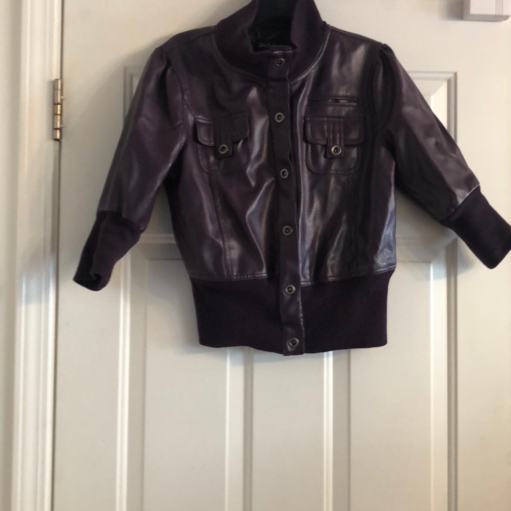 Purple Jacket With Pockets